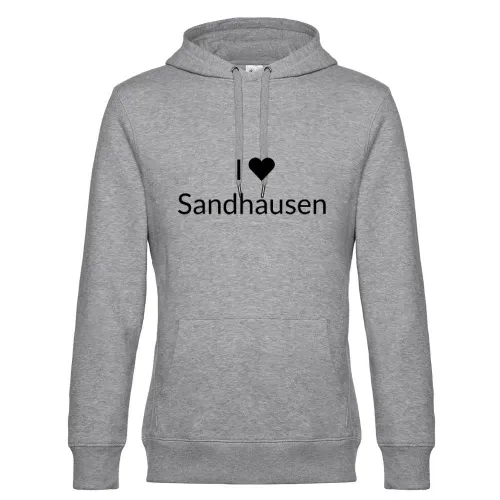 I Love Sandhausen Hoodie Männer King Hooded