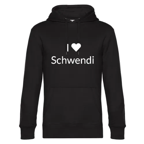 I Love Schwendi Hoodie Männer King Hooded