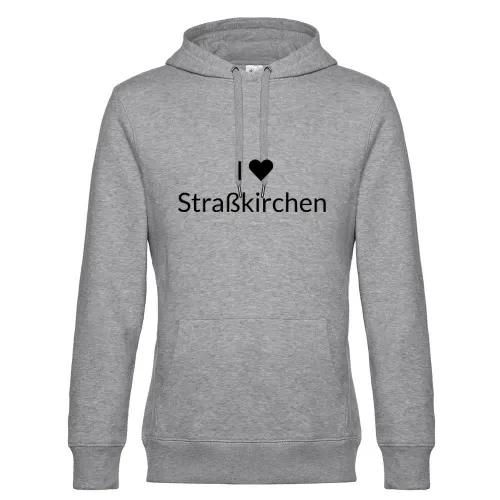 I Love Straßkirchen Hoodie Männer King Hooded