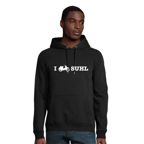 I Love Suhl Schwalbe Hoodie Männer Stellar Bio