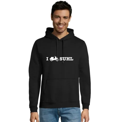 I Love Suhl Schwalbe Hoodie Männer Snake