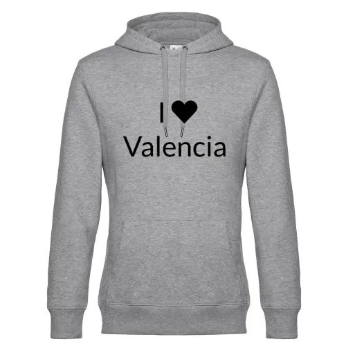 I Love Valencia Hoodie Männer King Hooded
