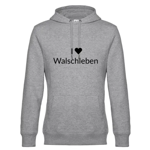 I Love Walschleben Hoodie Männer King Hooded