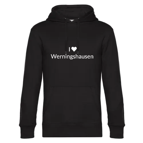 I Love Werningshausen Hoodie Männer King Hooded