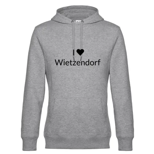 I Love Wietzendorf Hoodie Männer King Hooded