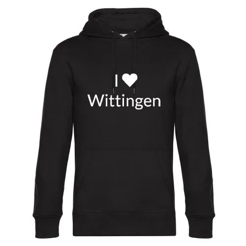 I Love Wittingen Hoodie Männer King Hooded