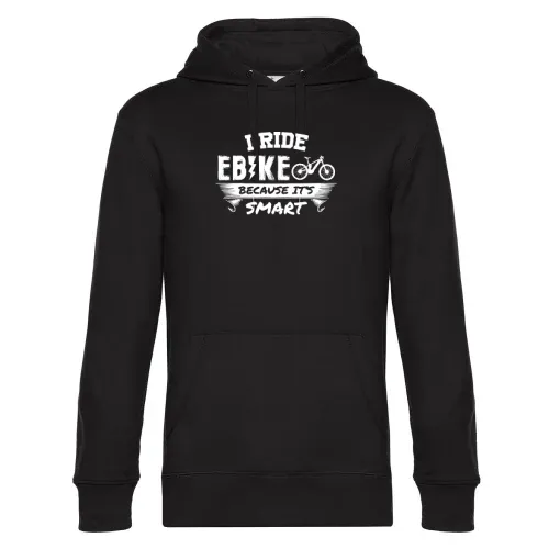 I Ride Ebike Because It s Smart Ebiker E-Bike Hoodie Männer King Hooded