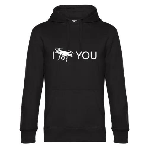 Ich Drone dich Hoodie Männer King Hooded