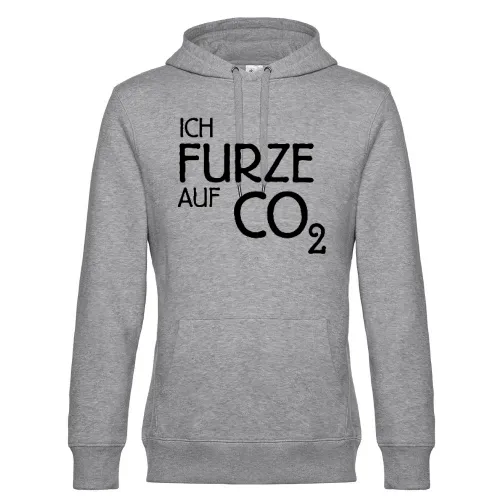 Ich Furze auf CO2 Männer Hoodie