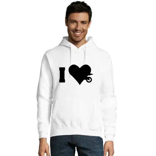 Ich liebe Motorrad Hoodie