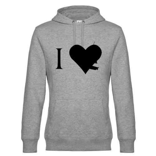 Ich liebe Segelboot Hoodie Männer King Hooded