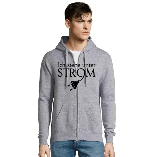 Ich stehe unter Strom - Stecker Shirt Männer Hoodie