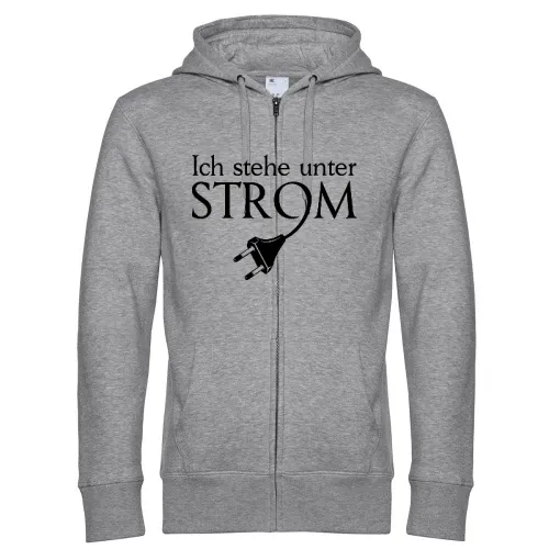 Ich stehe unter Strom - Stecker Shirt Männer Hoodie