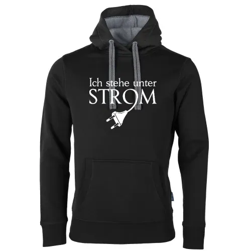 Ich stehe unter Strom - Stecker Shirt Männer Hoodie