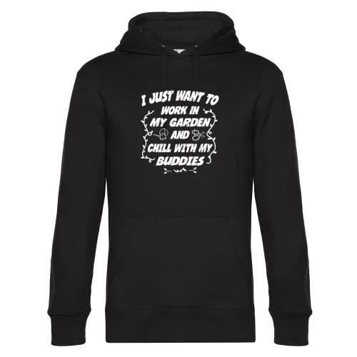 In My Garden And Chill With My Buddies Gärtner Hoodie Männer King Hooded
