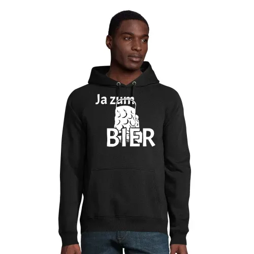 Ja zum Bier Hoodie Männer Stellar Bio