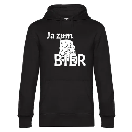 Ja zum Bier Hoodie Männer King Hooded