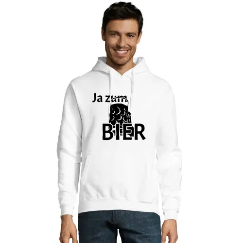 Ja zum Bier Hoodie Männer Snake