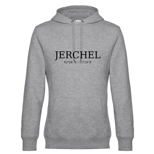 Jerchel Koordinaten Hoodie Männer King Hooded