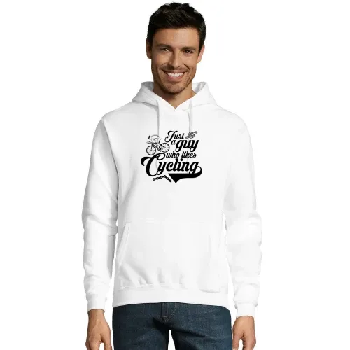 Just A Guy Who Likes Cycling Radfahrer Biker Hoodie Männer Snake