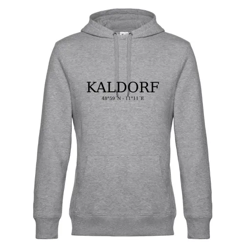 Kaldorf Koordinaten Hoodie Männer King Hooded