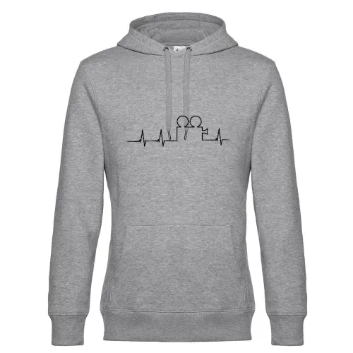 Kamera Herzschlag Hoodie Männer King Hooded