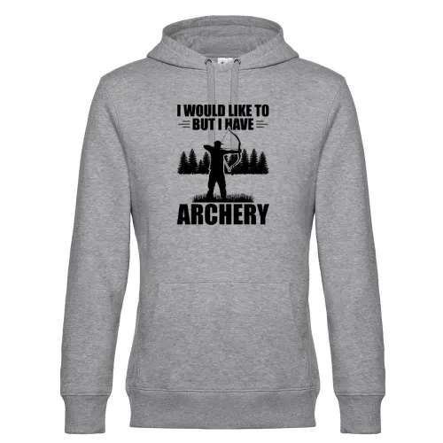 Kann Nicht Muss Bogenschießen Bogenschützen Spruch Hoodie Männer King Hooded