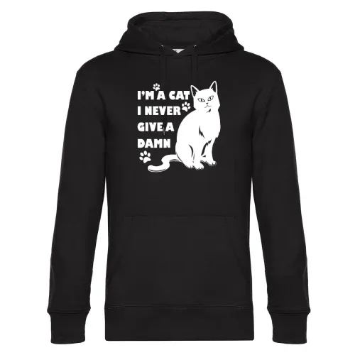 Katzen Humor Hoodie Männer King Hooded
