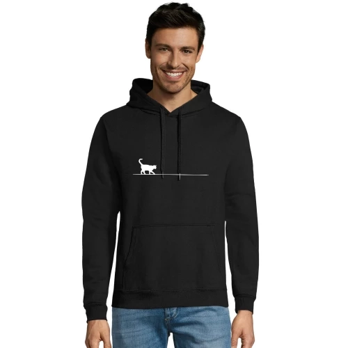Katzengang Männer Hoodie