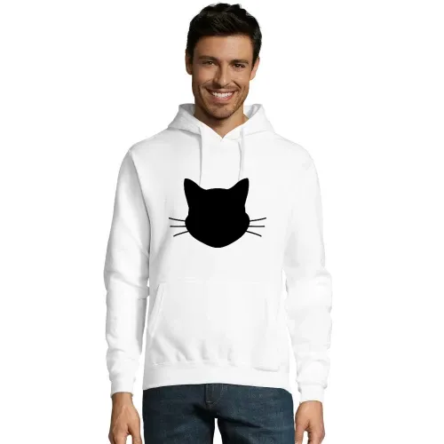 Katzenkopf mit Borsten Hoodie