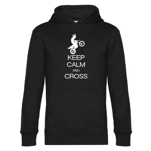 keep calm and cross Hoodie Männer King Hooded
