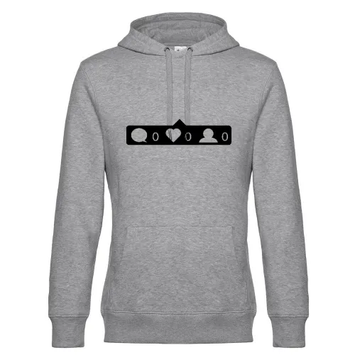 kein sozialen Kontakte Hoodie Männer King Hooded