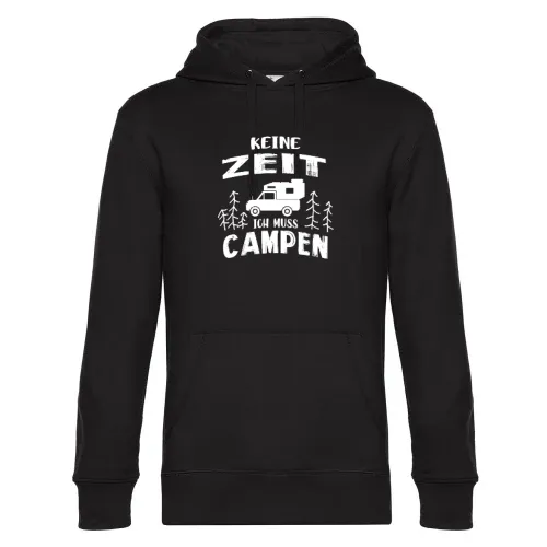 Kein Zeit Ich Muss Campen Pickup Wohnkabine Womo Hoodie Männer King Hooded