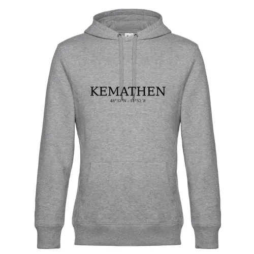 Kemathen Koordinaten Hoodie Männer King Hooded