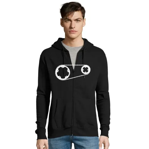 Kettenblatt mit Kette Männer Hoodie