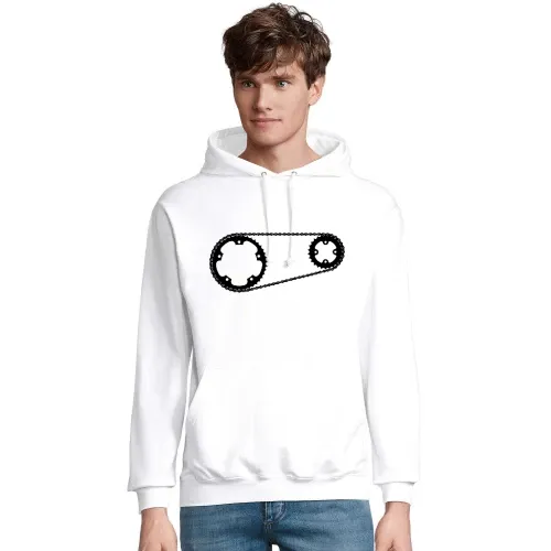 Kettenblatt mit Kette Männer Hoodie