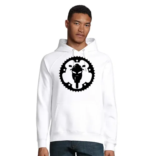 Kettenblatt Motorrad Front Hoodie Männer Stellar Bio