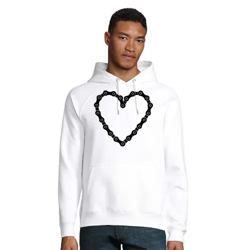 Kettenherz Hoodie Männer Stellar Bio