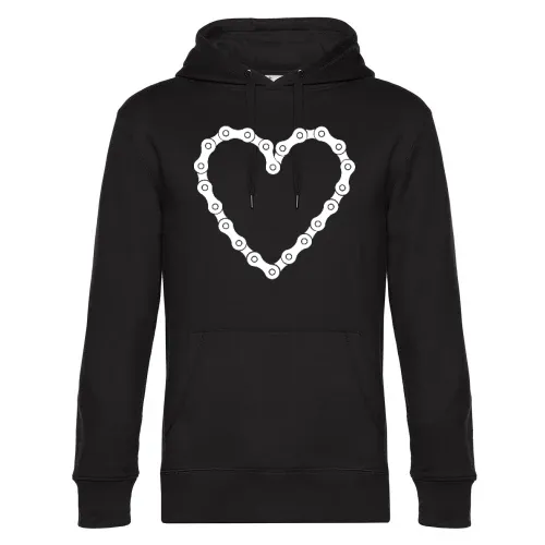 Kettenherz Hoodie Männer King Hooded