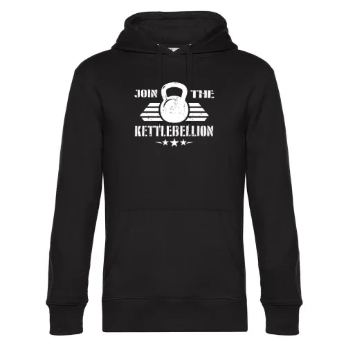 Kettlebell Fitness Fitnessstudio Geschenkidee Hoodie Männer King Hooded