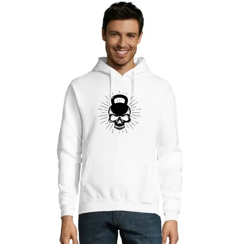 Kettlebell Workout Fitness Skull Motiv Hoodie Männer Snake