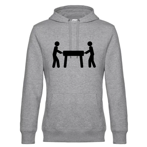 Kickertisch Strichmännchen Hoodie Männer King Hooded