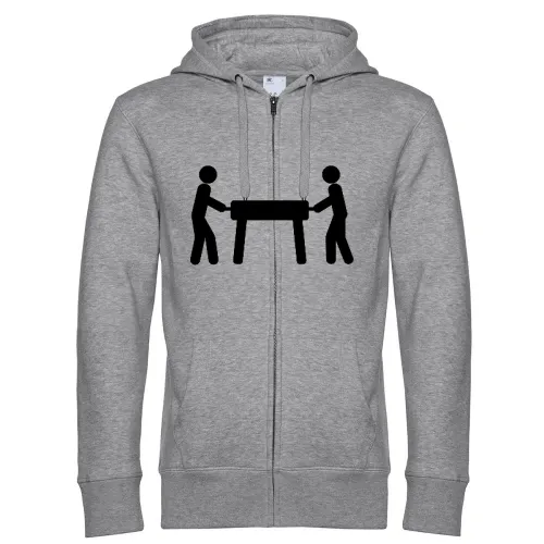 Kickertisch Strichmännchen Männer Hoodie