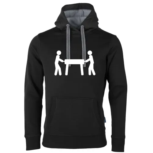 Kickertisch Strichmännchen Männer Hoodie