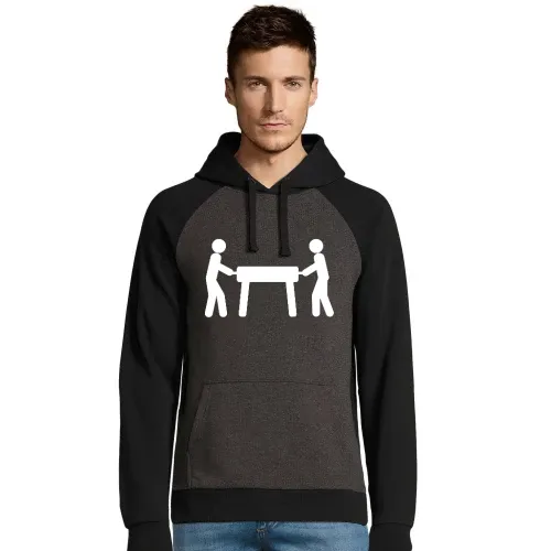 Kickertisch Strichmännchen Männer Hoodie