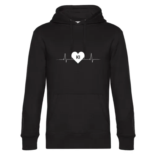 Kiel KI Nummernschild Herzschlag Hoodie Männer King Hooded
