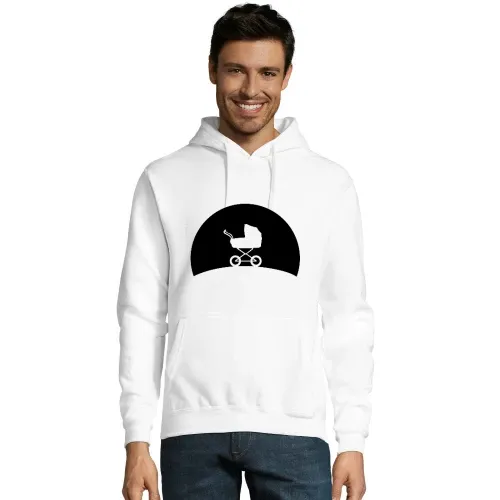 Kinderwagen im Sonnenuntergang Hoodie