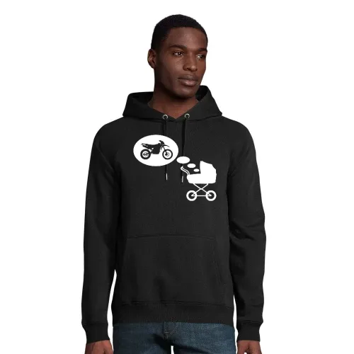 Kinderwagentraum Enduro Hoodie Männer Stellar Bio