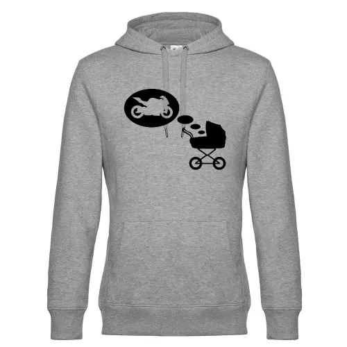 Kinderwagentraum Motorrad Männer Hoodie