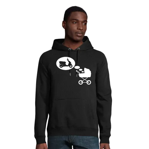 Kinderwagentraum Motorroller Hoodie Männer Stellar Bio